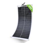 Panneau solaire flexible ECO-WORTHY 100W avec cellules monocristallines et câbles de connexion