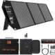 Panneau solaire pliable Mesuvida 30W avec 3 panneaux, béquille et accessoires de charge inclus