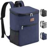 Sac à dos isotherme Lifewit 21L bleu foncé avec bretelles et poches latérales