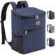 Sac à dos isotherme Lifewit 21L bleu foncé avec bretelles et poches latérales