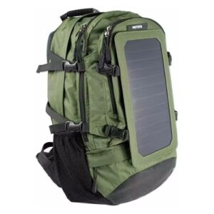 Sac à dos randonnée vert 50L avec panneau solaire 6,5W intégré NQYZZFA