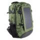 Sac à dos randonnée vert 50L avec panneau solaire 6,5W intégré NQYZZFA
