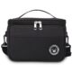 Sac isotherme BALIGO 6,4L noir avec bandoulière réglable et poignée de transport