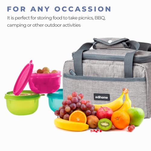 Sac isotherme Edihome avec fruits légumes boîtes conservation pour pique-nique barbecue camping
