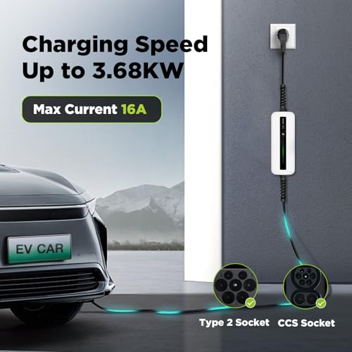 Spécifications techniques chargeur Morec 3,68 kW courant maximum 16A Type 2 et CCS