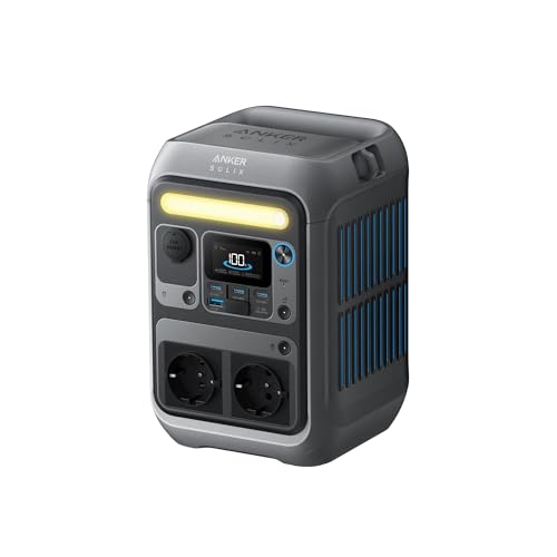 Station électrique portable Anker SOLIX C300 288Wh avec écran LCD et ports multiples