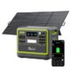 Station d'énergie portable FOSSiBOT F2400 2048Wh avec panneau solaire pliable 420W et application mobile
