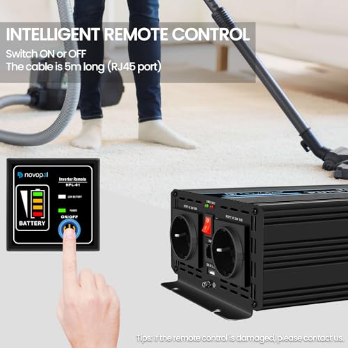 Télécommande intelligente filaire 5 mètres port RJ45 contrôle à distance convertisseur Novopal