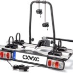 Porte-vélos attelage CXWXC 2 places avec éclairage LED et plaque immatriculation