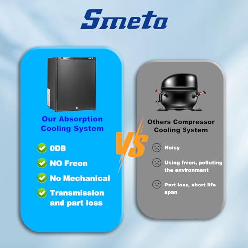 Comparaison système absorption SMETA silencieux vs compresseur bruyant traditionnel