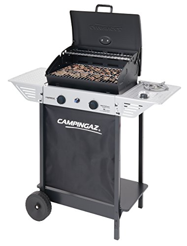 Barbecue Campingaz Xpert 100 LS avec grille chromée et pierre de lave visible