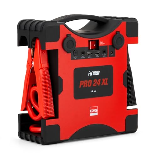 Démarreur booster batterie lithium GYS Nomad Power Pro 24 XL portable 24V