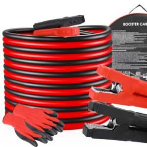 Cable de demarrage MAMIZO 50mm2 3000A avec pinces crocodile rouge noir gants et sac de rangement