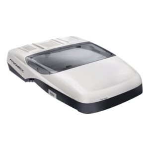 Climatiseur de toit Dometic FreshLight 2200 blanc avec lanterneau vitré intégré pour camping-car
