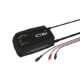 Chargeur CTEK M25 12V 25A avec câbles cosses à œillet rouge et noir