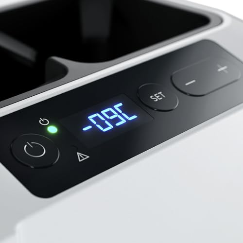 Panneau de commande numérique Dometic CFF 12 affichant température -9°C avec boutons réglage