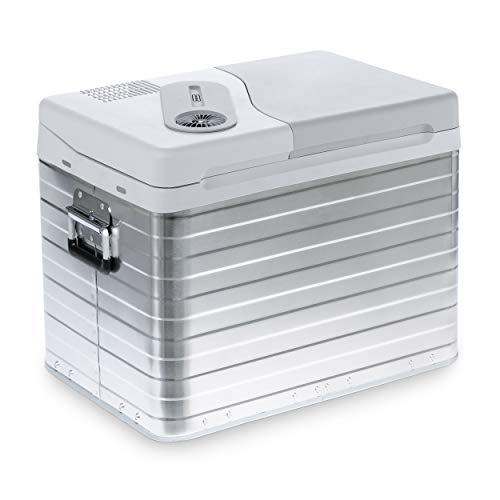 Glacière Dometic Mobicool Q40 fermée avec fermoirs métalliques