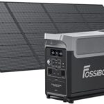 Générateur électrique solaire FOSSiBOT F3600 Pro avec panneau solaire pliable 400W et roues