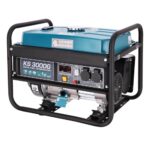 Générateur essence gaz Könner Söhnen KS 3000G cadre acier réservoir bleu prises Schuko