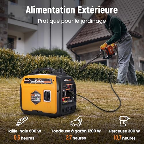 Générateur silencieux maXpeedingrods 58 dB comparé aux niveaux sonores résidentiels et commerciaux