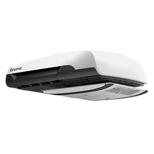 Climatiseur de toit Truma Aventa Comfort blanc pour camping-car et caravane vue trois quarts