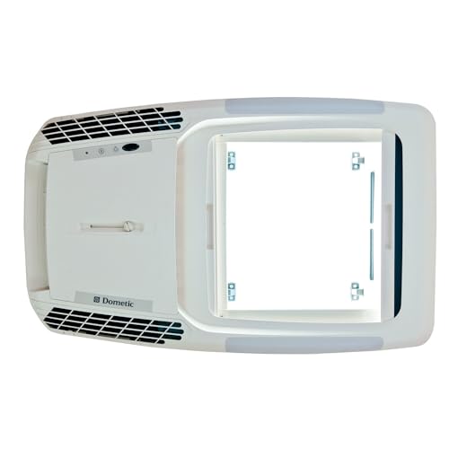 Partie intérieure diffuseur d'air Dometic FreshLight 2200 avec commandes et ouverture lanterneau