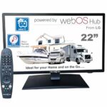 Téléviseur Unispectra 22 pouces Smart TV WebOS LG avec Magic Remote pour camping-car et maison