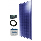 Kit Solaire avec Batterie 100W